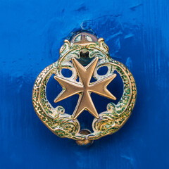 Maltese star door knocker