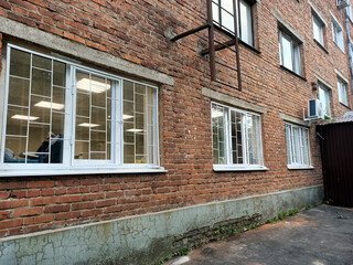 House windows with bars - 503455504