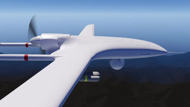 UAV Drone 'unmanned aerial vehicle' Turkey's UAV CG images