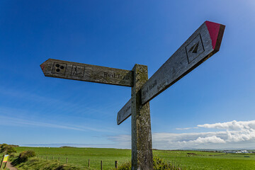 The Giants Causeway, Causeway Coastal Route, world heritage site, Area of outstanding natural beauty, County Antrim, Northern Ireland