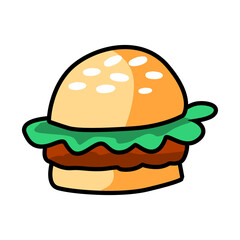 burger cartoon