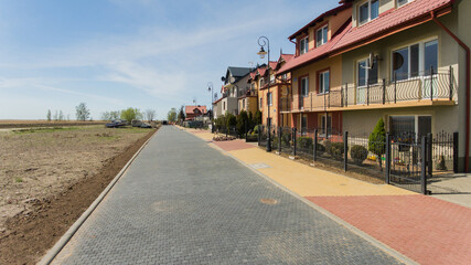 Krynica Morska droga w budowie