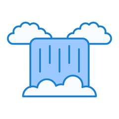 Waterfall Icon Design