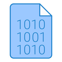 Binary code Icon Design