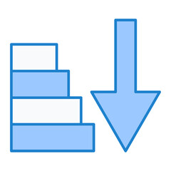 Sort Down Icon Design