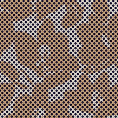 Floral Dotted Seamless Pattern Design