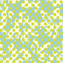 Floral Dotted Seamless Pattern Design