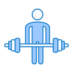 Weight Lifting Icon Design