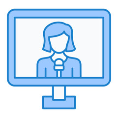 News Anchor Icon