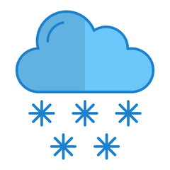 Snow Fall Icon Design