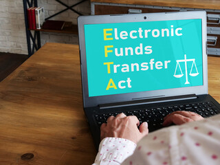 Electronic Funds Transfer Act EFTA is shown using the text