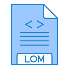 LOM File Format Icon Design