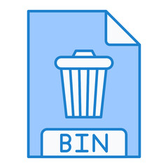 BIN File Format Icon Design