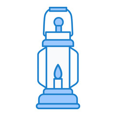Oil Lamp Icon Design