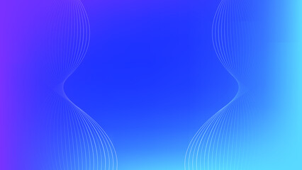 abstract blue background with wavy lines