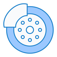 Brake Disc Icon Design