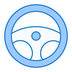 Steering Wheel Icon Design