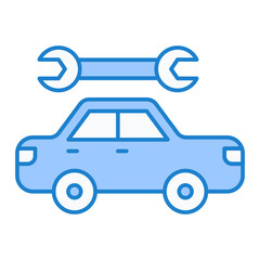 Car Repairing Icon Design