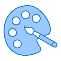 Color Palette Icon Design