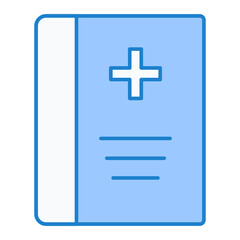 Obraz premium Medical Book Icon Design