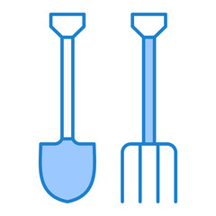 Gardening Tools Icon Design