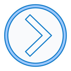 Right Chevron Icon Design