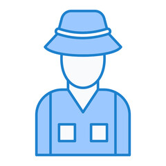 Fisherman Icon Design