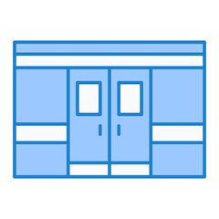 Train Door Icon Design