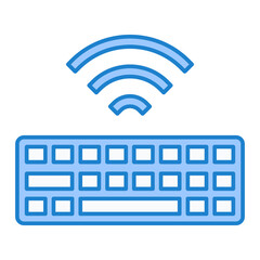 Wireless Keyboard Icon Design