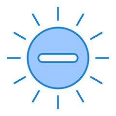 Negative Ion Icon Design