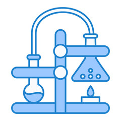 Chemical Reaction Icon Design