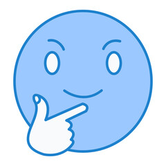 Thinking Emoji Icon Design