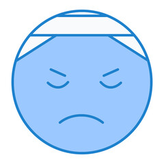 Injury Emoji Icon Design