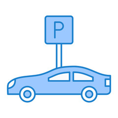 Car Park Icon Design