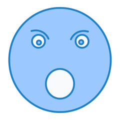 Surprised Emoji Icon Design