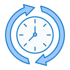 24 Hours Icon Design