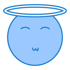 Angel Emoji Icon Design