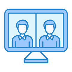 Online Conference Icon Design