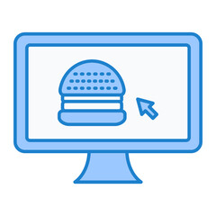 Online Food Icon Design