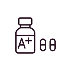 Obraz premium Vitamins Icon