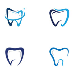Dental logo, logo for dental health, and logo for dental care. Using a template illustration vector design concept