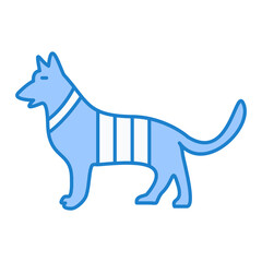 Army Dog Icon Design
