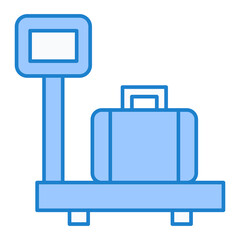 Luggage Scale Icon Design