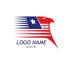 America flag logo icon symbols