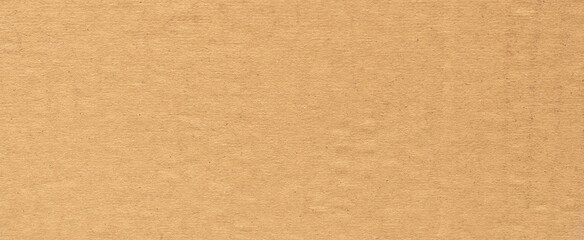 Fototapeta na wymiar Panorama of brown paper box texture and background with copyspace