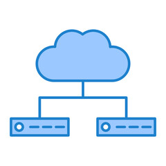 Cloud Data Icon Design