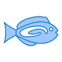 Blue Tang Icon Design