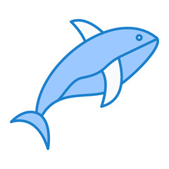 Whale Icon Design
