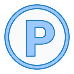 Parking Sign Icon Design