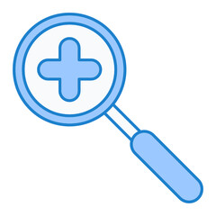 Fototapeta premium Zoom In Icon Design